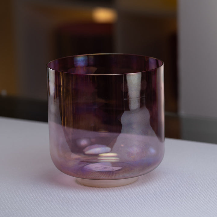 7.75" G#+46 Solar Violet Crystal Singing Bowl