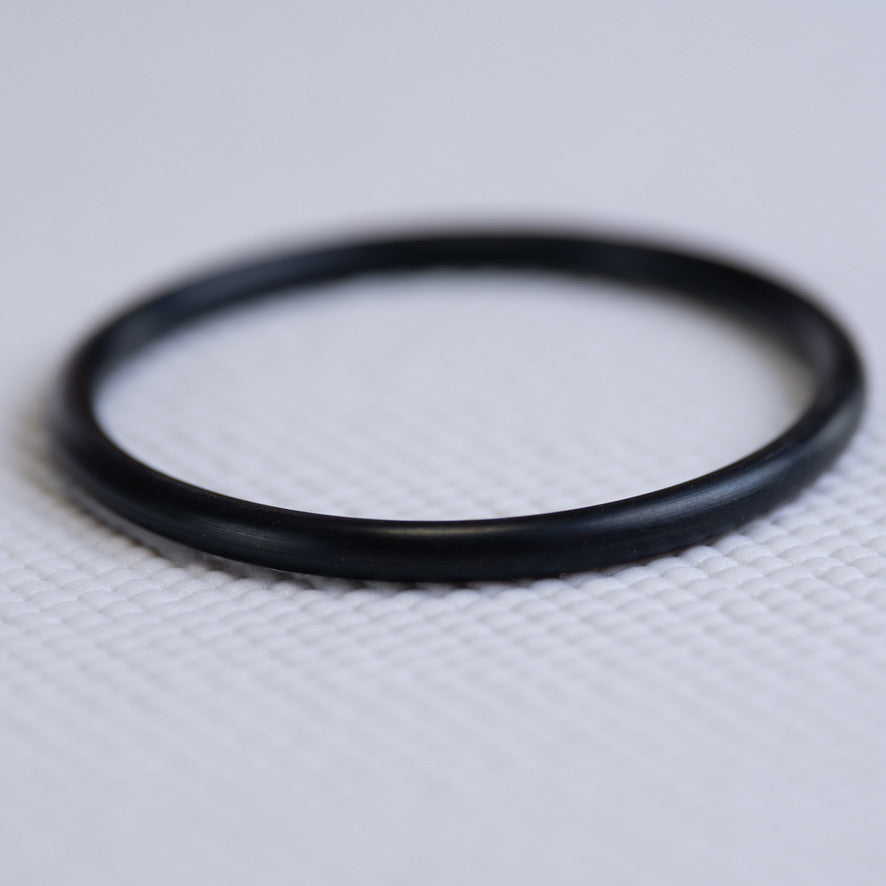 Black O Rings for Singing Bowls: Rubber