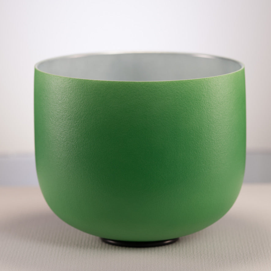 10.75" C-30 Frosted Sacred Sage Crystal Singing Bowl