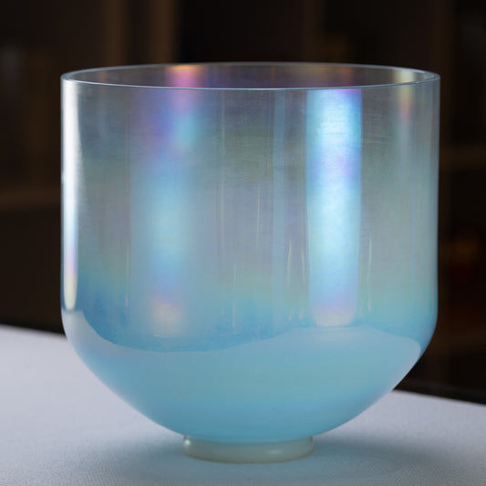 12.25" A#-37 Serene Aquamarine Sacred Symphony Crystal Singing Bowl