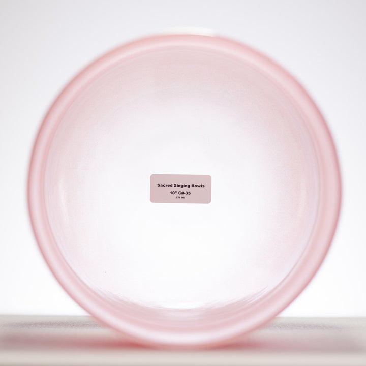 10" C#-35 Rose Blossom Crystal Symphony Bowl