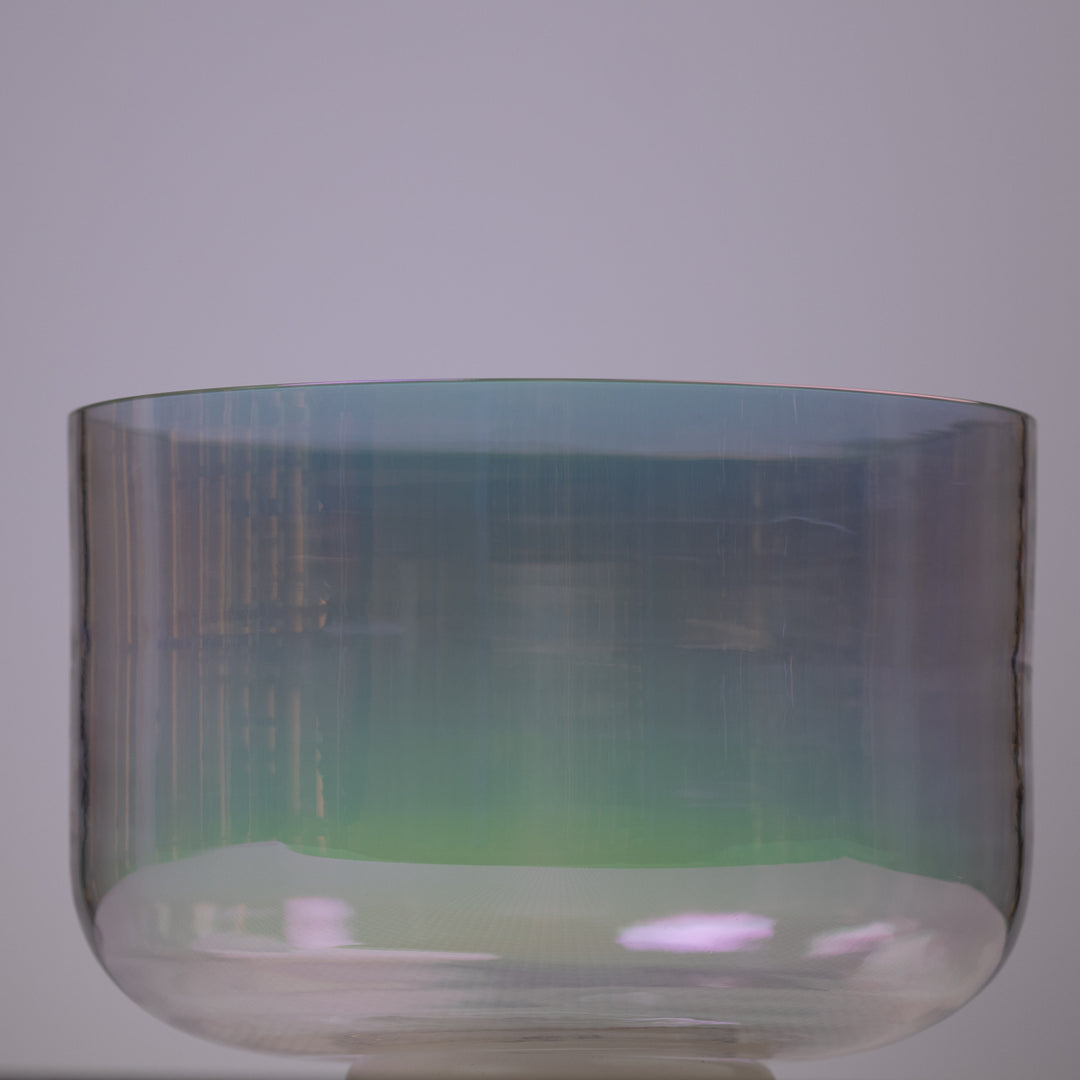 9.5" C#-37 Prismatic Crystal Singing Bowl, Sacred Singing Bowls