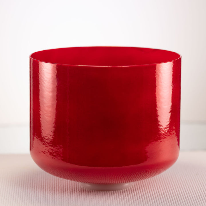 12" C#-42 Crimson Dawn Crystal Singing Bowl