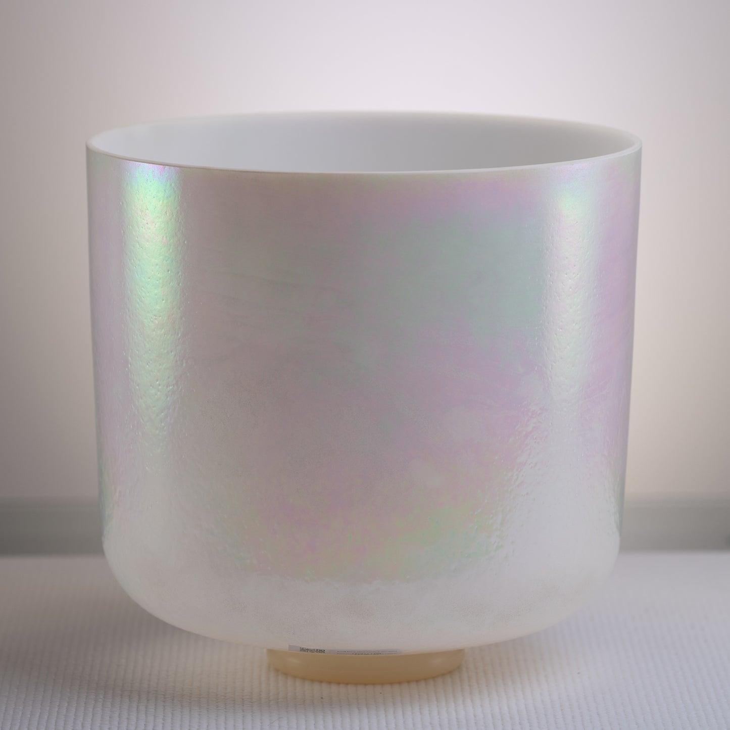 12" A#+45 Mother of Platinum Crystal Singing Bowl