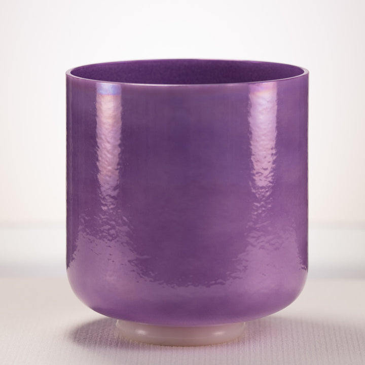 8" D#-28 Lilac Blossom Crystal Singing Bowl