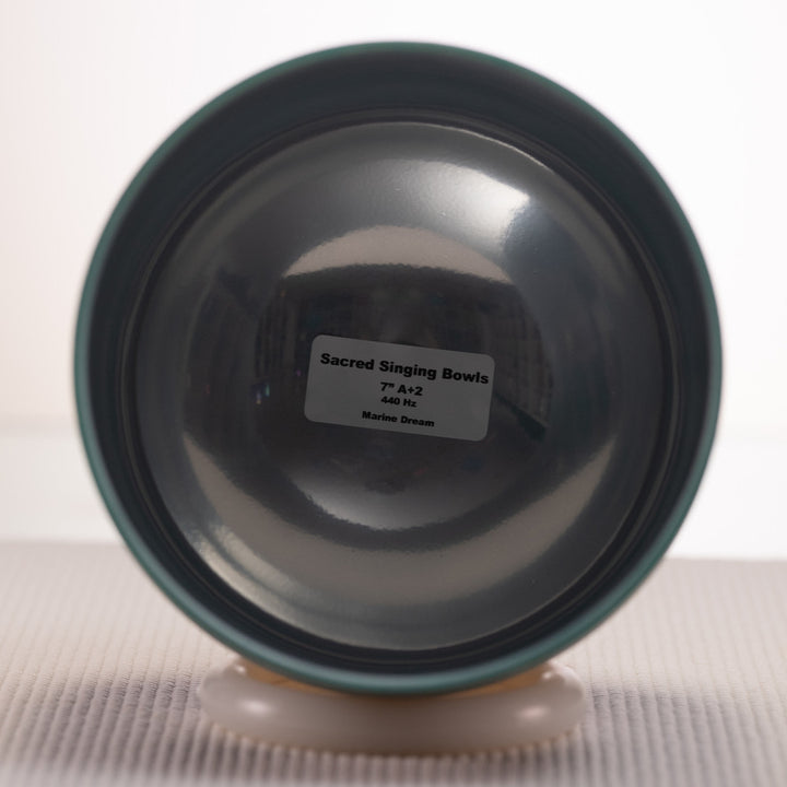 7" A+2 Frosted Marine Dream Crystal Singing Bowl