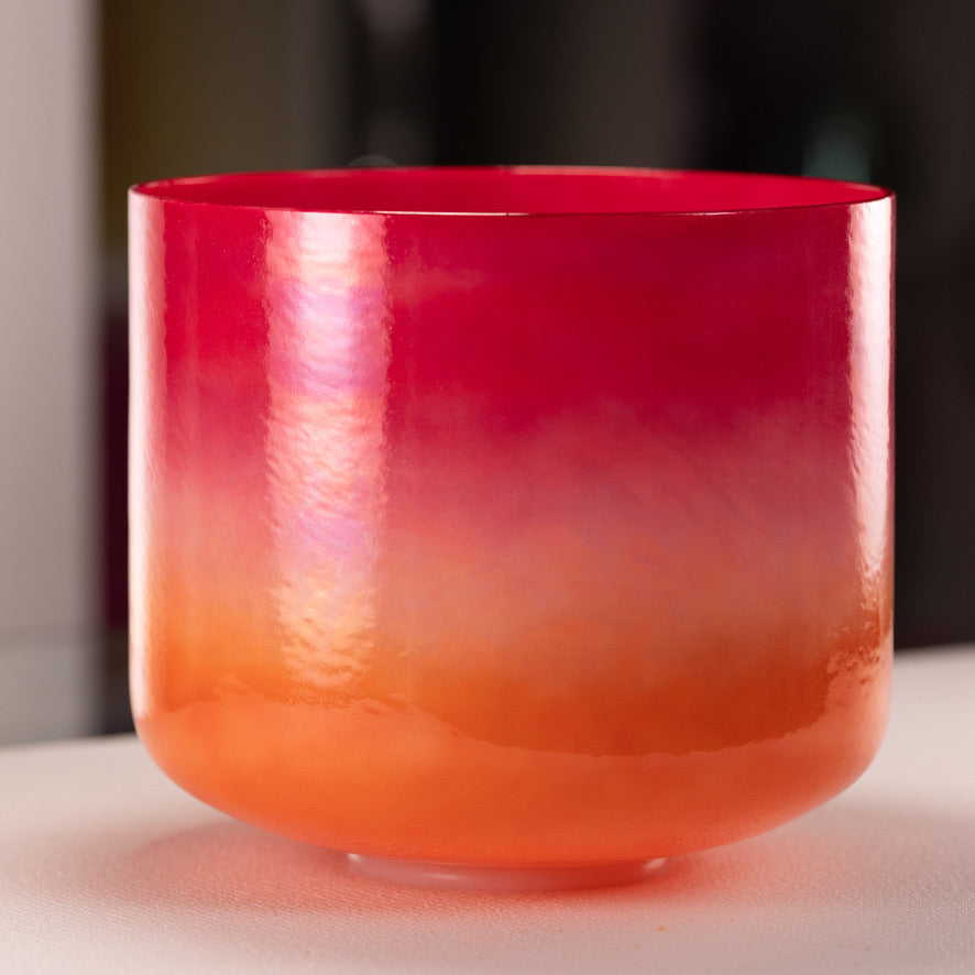 11" D#+40 Harmonic Sunrise Crystal Singing Bowl