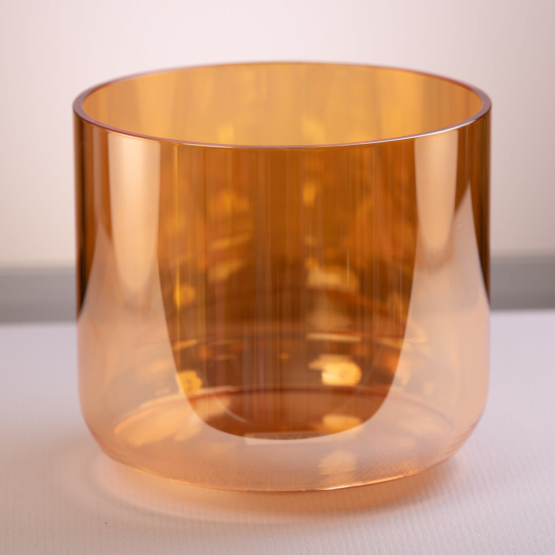 10.25" F-47 Topaz Transformation Crystal Singing Bowl