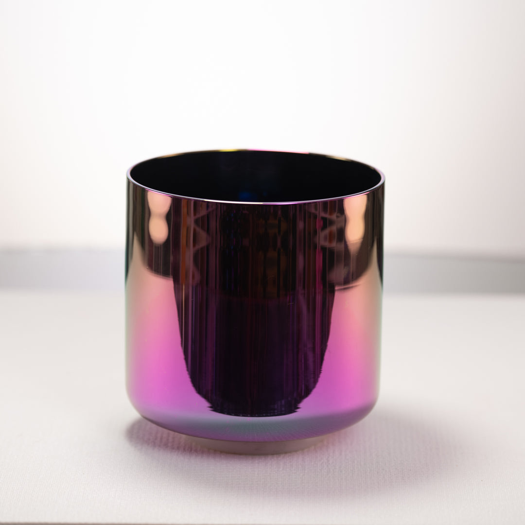 7.5" C+20 Celestial Rainbow Crystal Singing Bowl