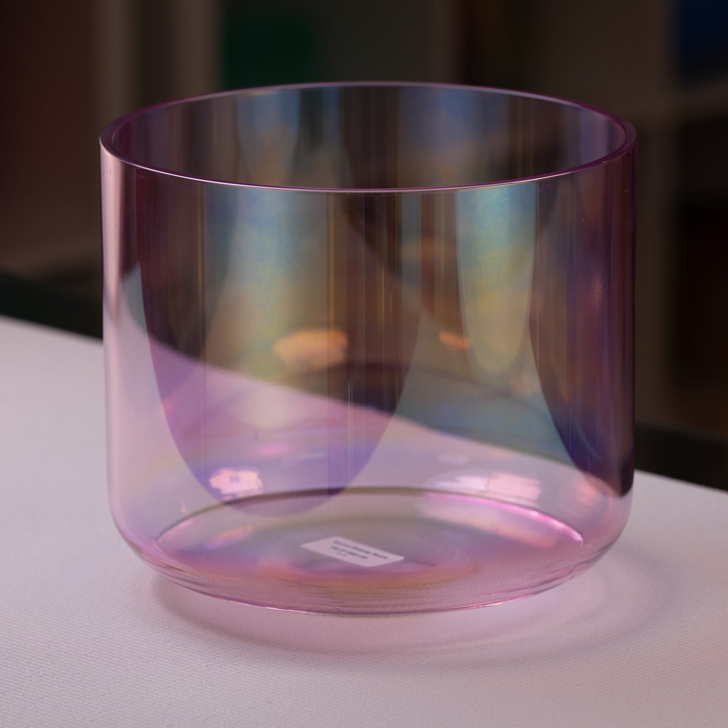 10.5" D#+10 Solar Violet Crystal Singing Bowl