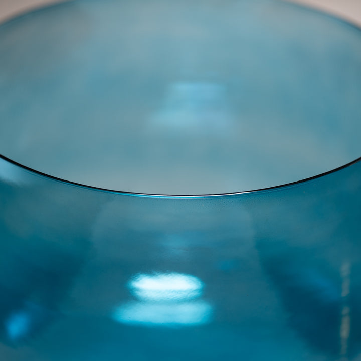 11.75" B+38 Caribbean Blue Crystal Singing Bowl