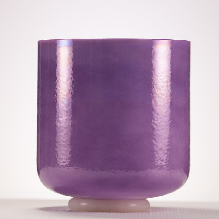 8" D#-28 Lilac Blossom Crystal Singing Bowl