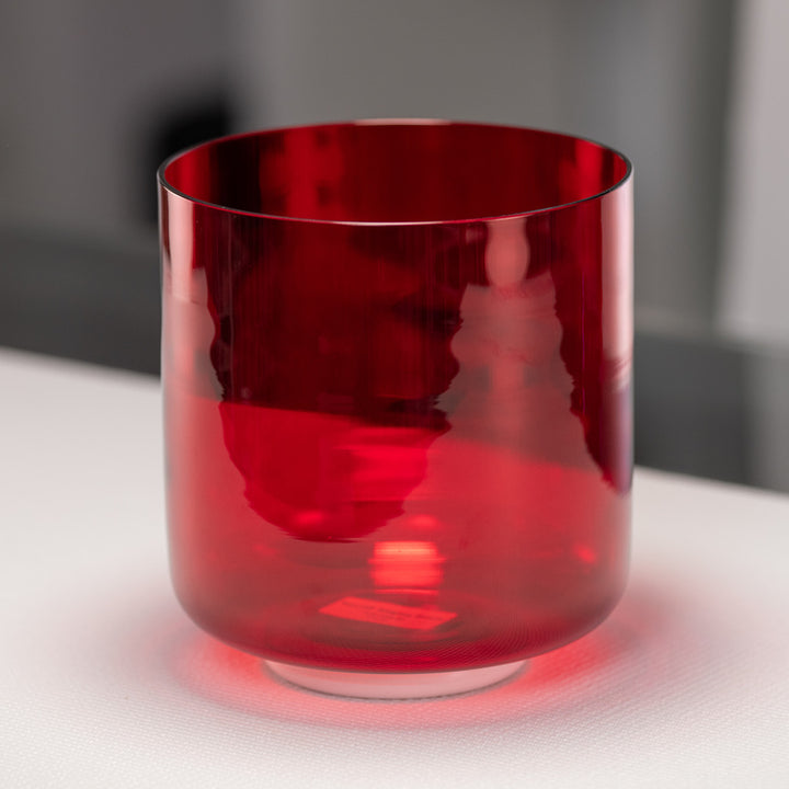 7.5" C#-30 Ruby Ray Crystal Singing Bowl