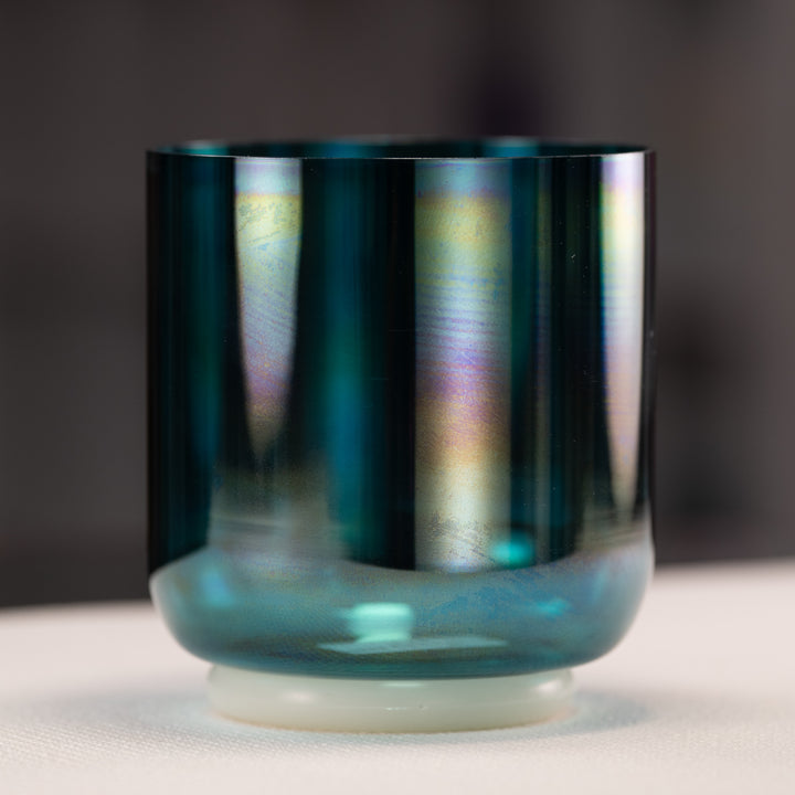 6" F+6 Marine Dream Crystal Singing Bowl, Perfect Pitch