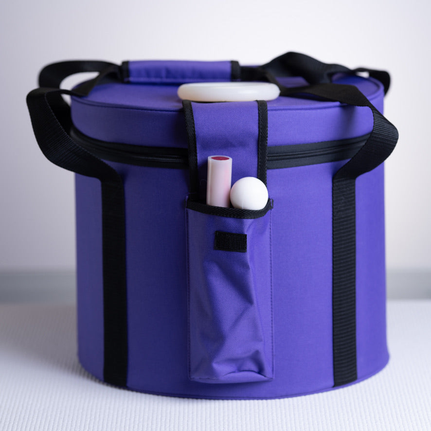 10" Purple Carrying Case for Crystal Singing Bowls