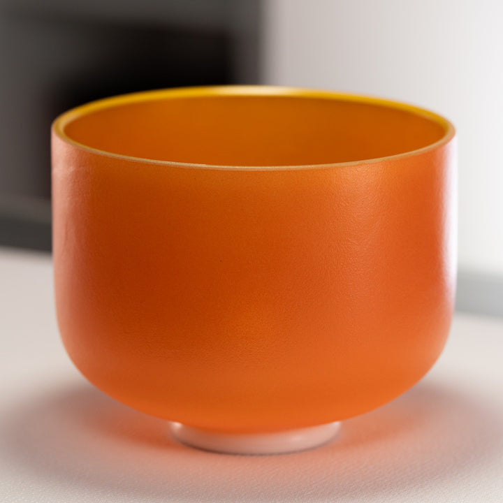10" B-29 Setting Sun Frosted Crystal Singing Bowl