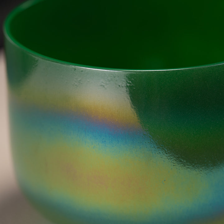8" F#-24 Forest Fairy Celestial Frosted Singing Bowl