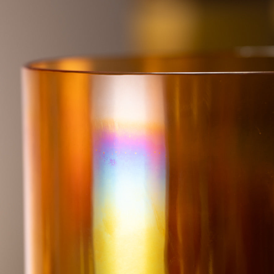 12" F+16 Topaz Transformation Sacred Symphony Crystal Singing Bowl, Tall