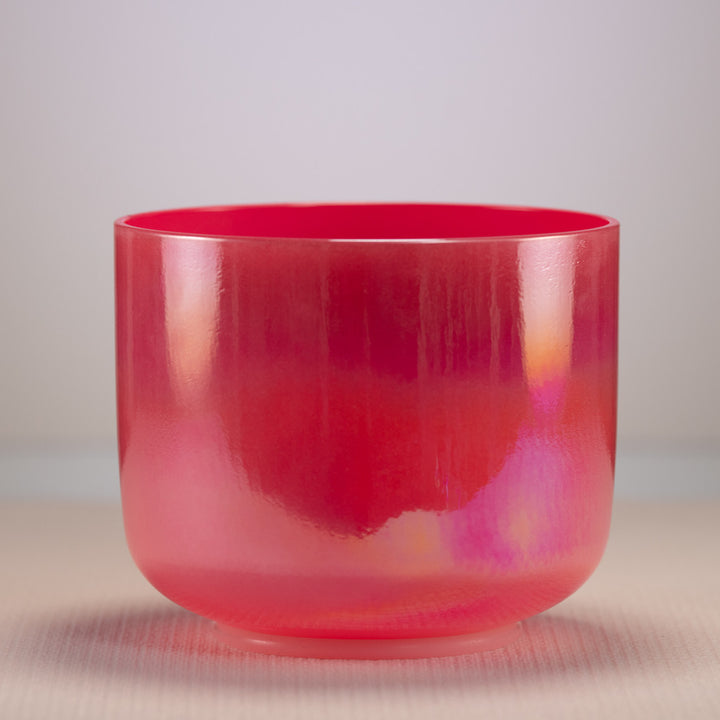 7" A-24 Dreamy Peony Celestial Frosted Singing Bowl