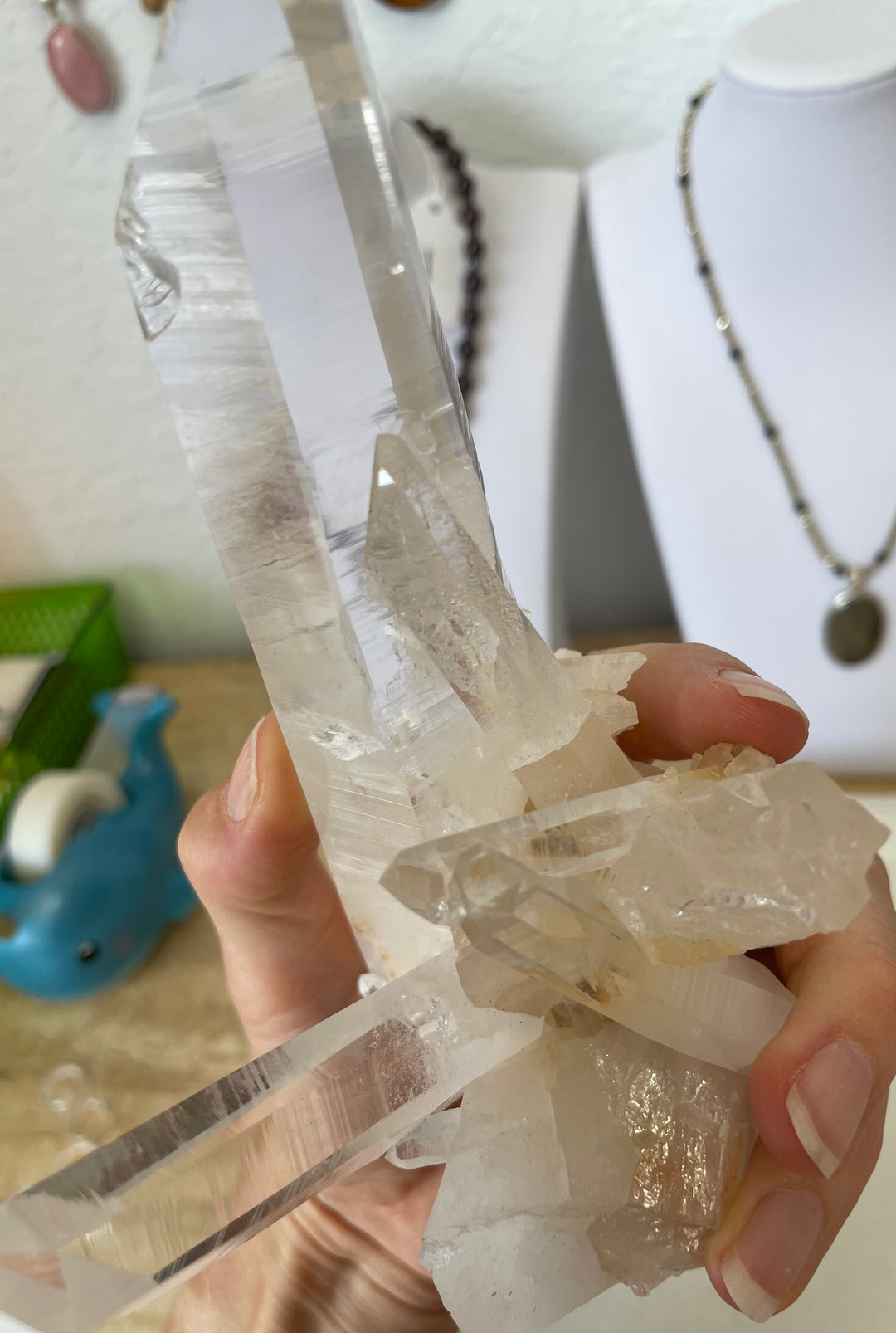 Lemurian Seed Cluster with 2 Wands