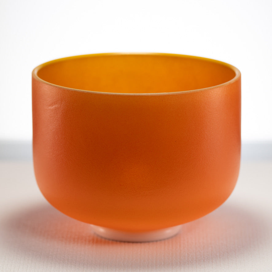 10" B-29 Setting Sun Frosted Crystal Singing Bowl