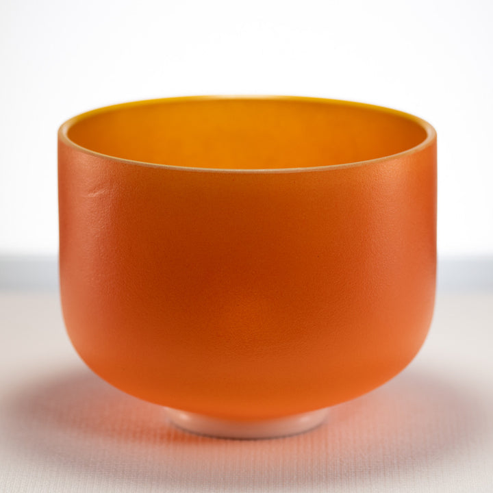 10" B-29 Setting Sun Frosted Crystal Singing Bowl