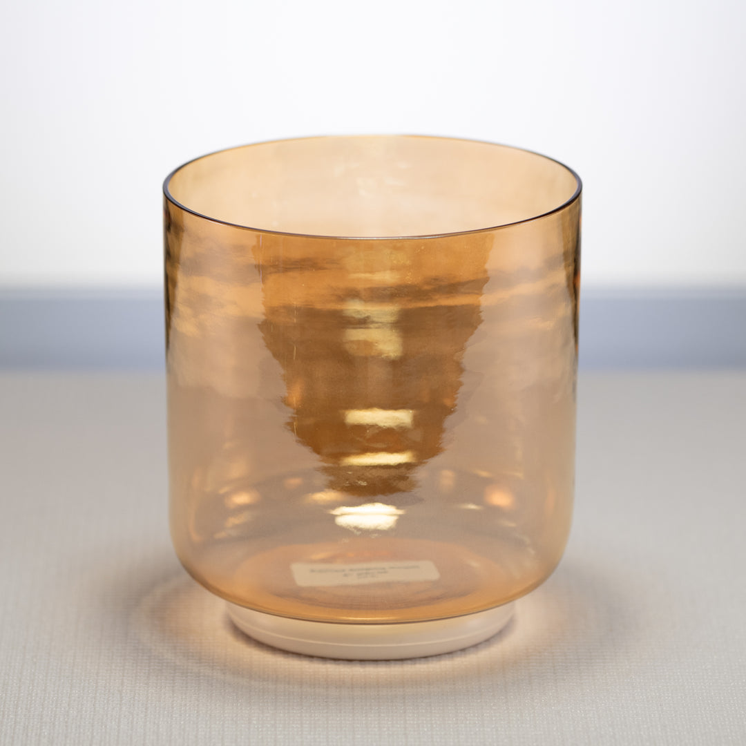6" D#+38 Morning Sun Crystal Singing Bowl