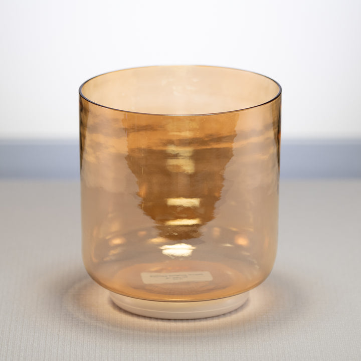 6" D#+38 Morning Sun Crystal Singing Bowl
