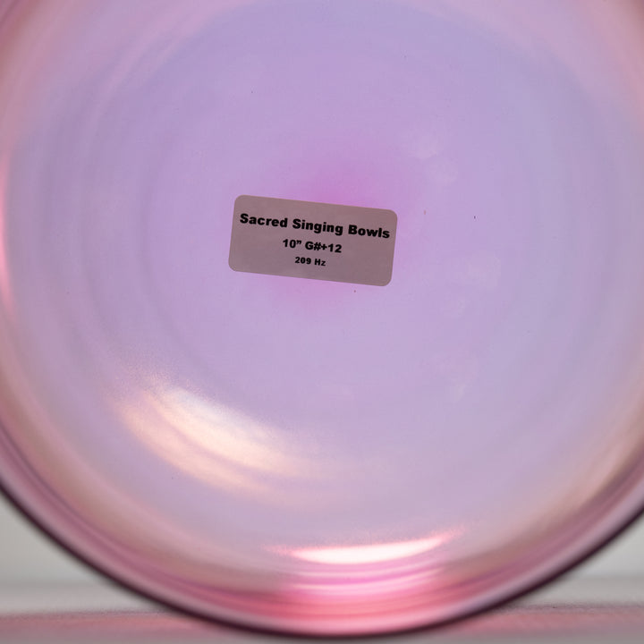10" G#+12 Heaven & Earth Crystal Singing Bowl