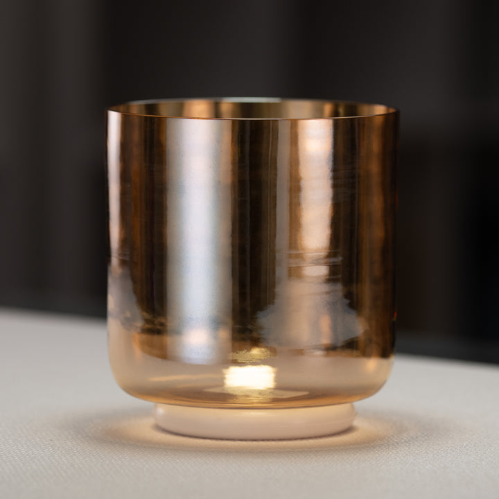 6" D#+38 Morning Sun Crystal Singing Bowl