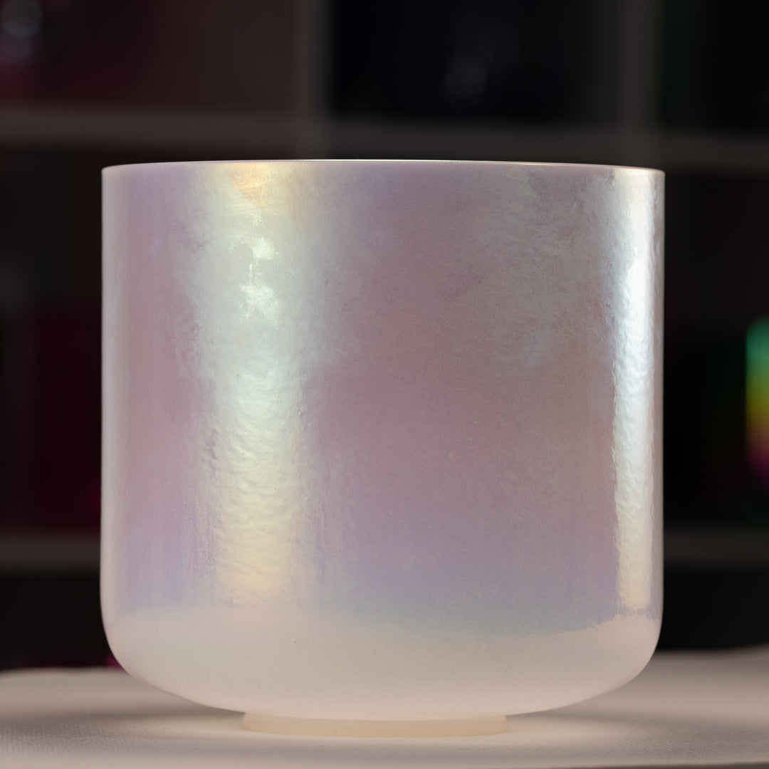9" F+22 Majestic Moon Crystal Singing Bowl
