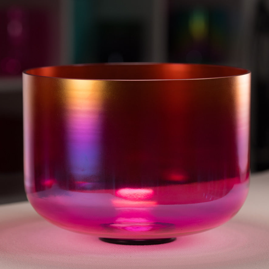 12" F-13 Harmonic Sunrise Crystal Singing Bowl