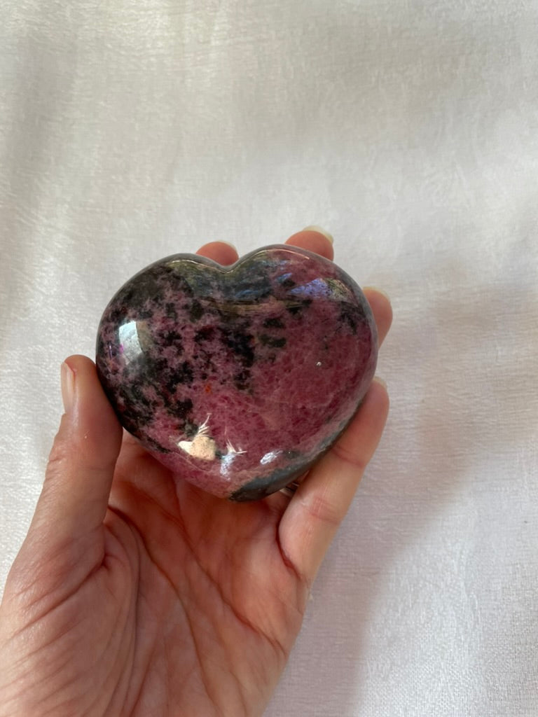 Royal Rhodonite Heart