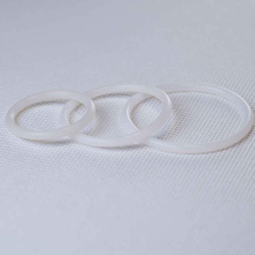 Clear O Rings for Singing Bowls: Silica