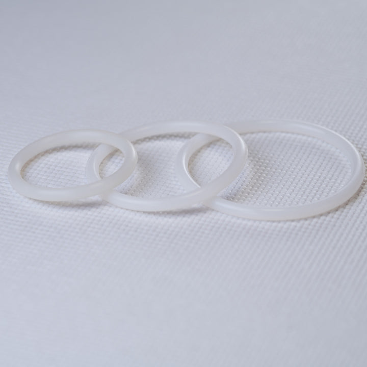 Clear O Rings for Singing Bowls: Silica