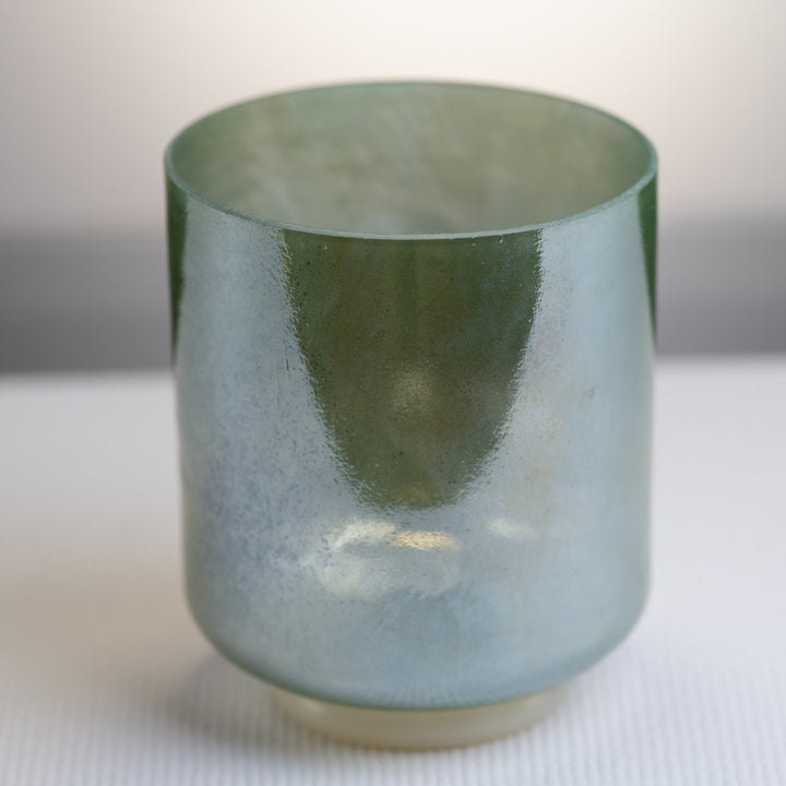 7" F-35 Malachite Palladium with Palladium inside Crystal Singing Bowl, Crystal Tones™