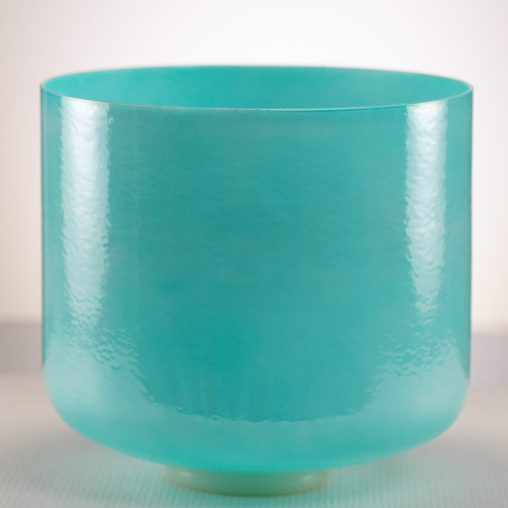 11" C#-38 Turquoise Tide Crystal Singing Bowl