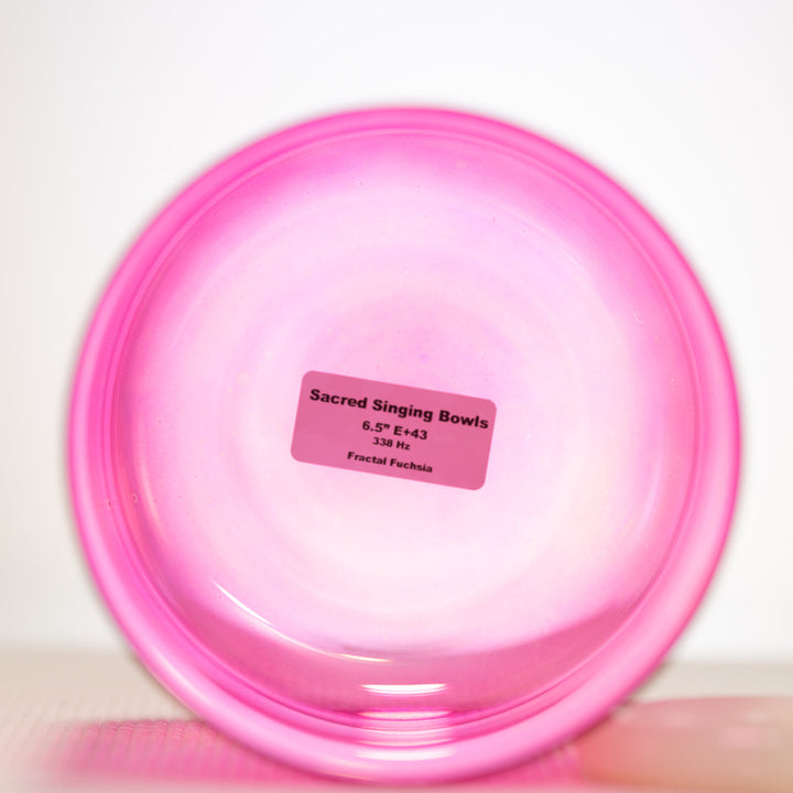 6.5" E+43 Fractal Fuchsia Singing Bowl