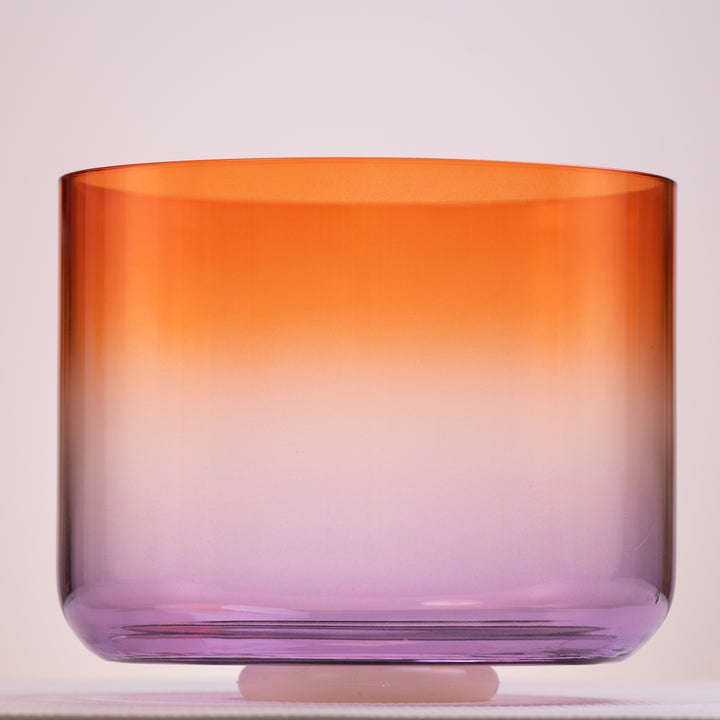 10.25” E-41 Sunset Bloom Crystal Singing Bowl