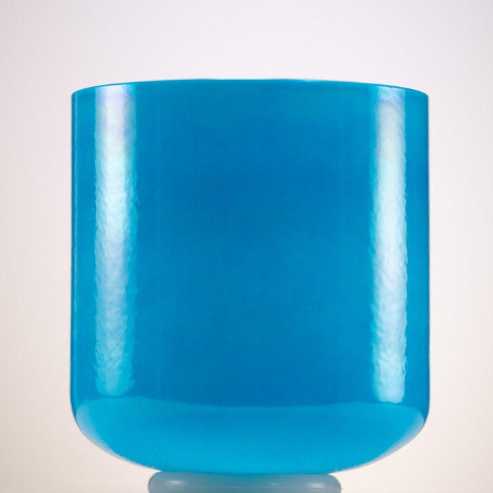 8" D#-4 Serenity Sky Crystal Singing Bowl, Perfect Pitch