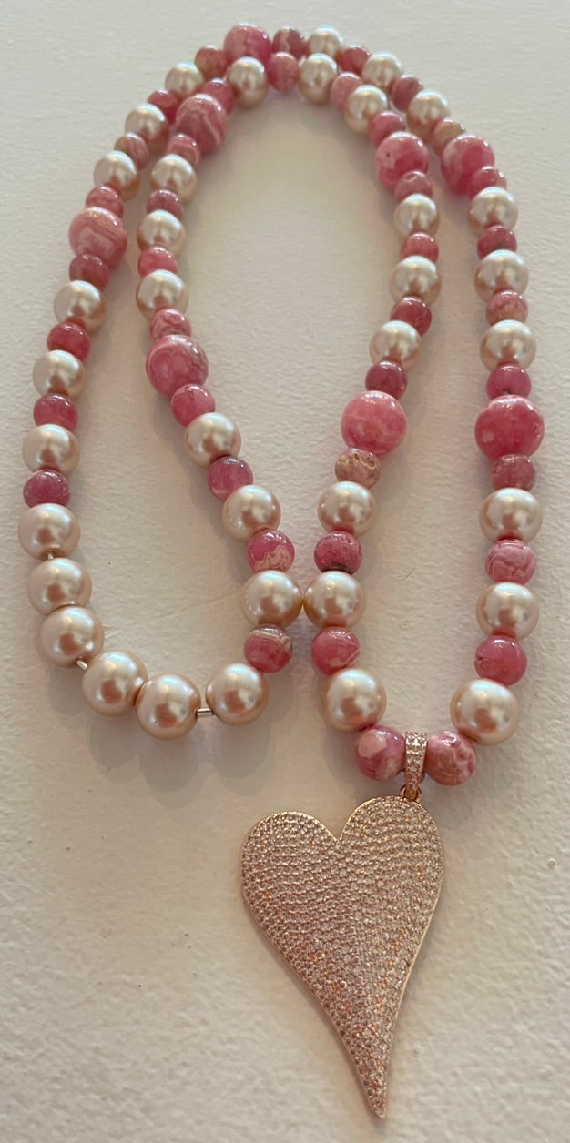 Rhodochrosite Necklace