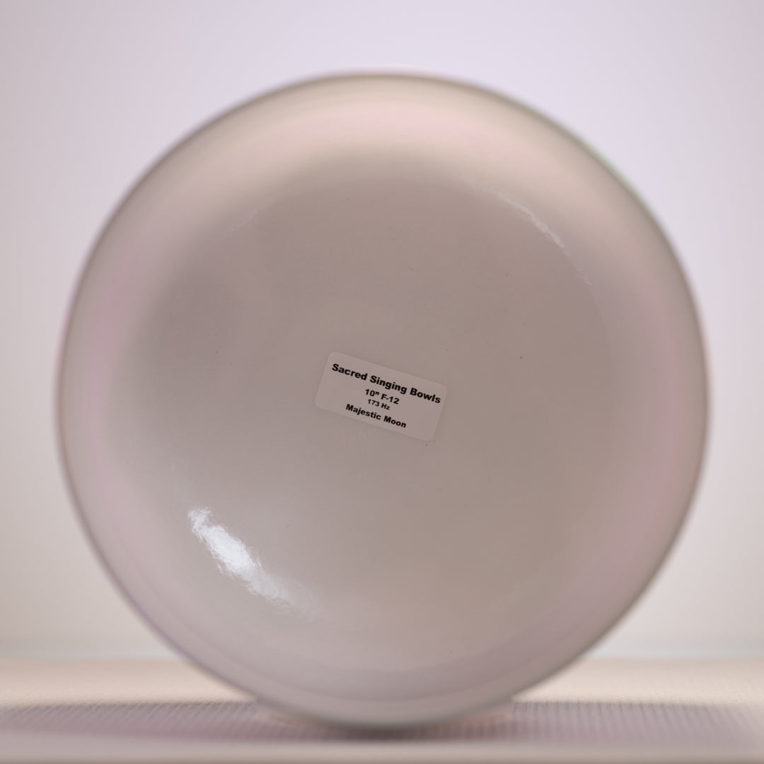 10" F-12 Majestic Moon Crystal Singing Bowl