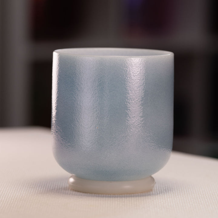 6" B+18 Indigo Child Celestial Frosted Singing Bowl