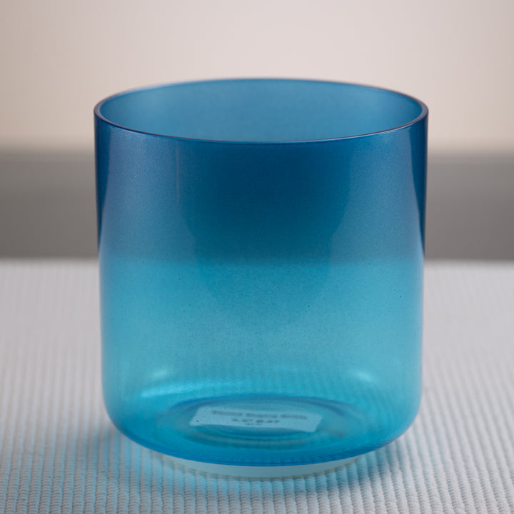 Blue crown chakra singing bowl