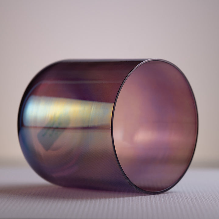 Purple crystal sound healing bowl