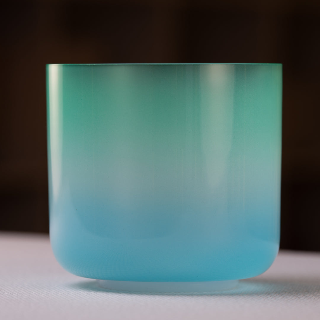 5.75" G#-36 Turquoise Tide Crystal Singing Bowl from Bowls of Sound