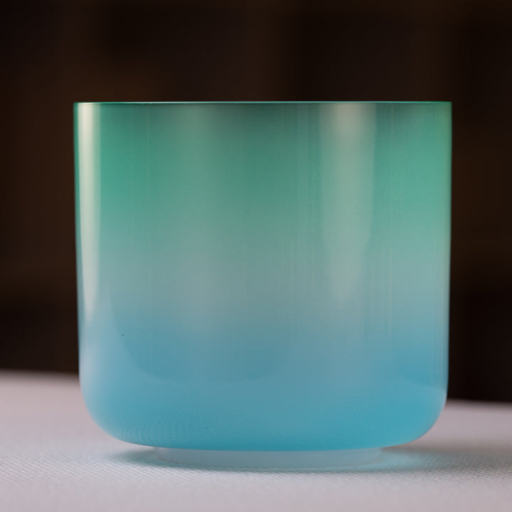 5.75" G#-36 Turquoise Tide Crystal Singing Bowl from Bowls of Sound