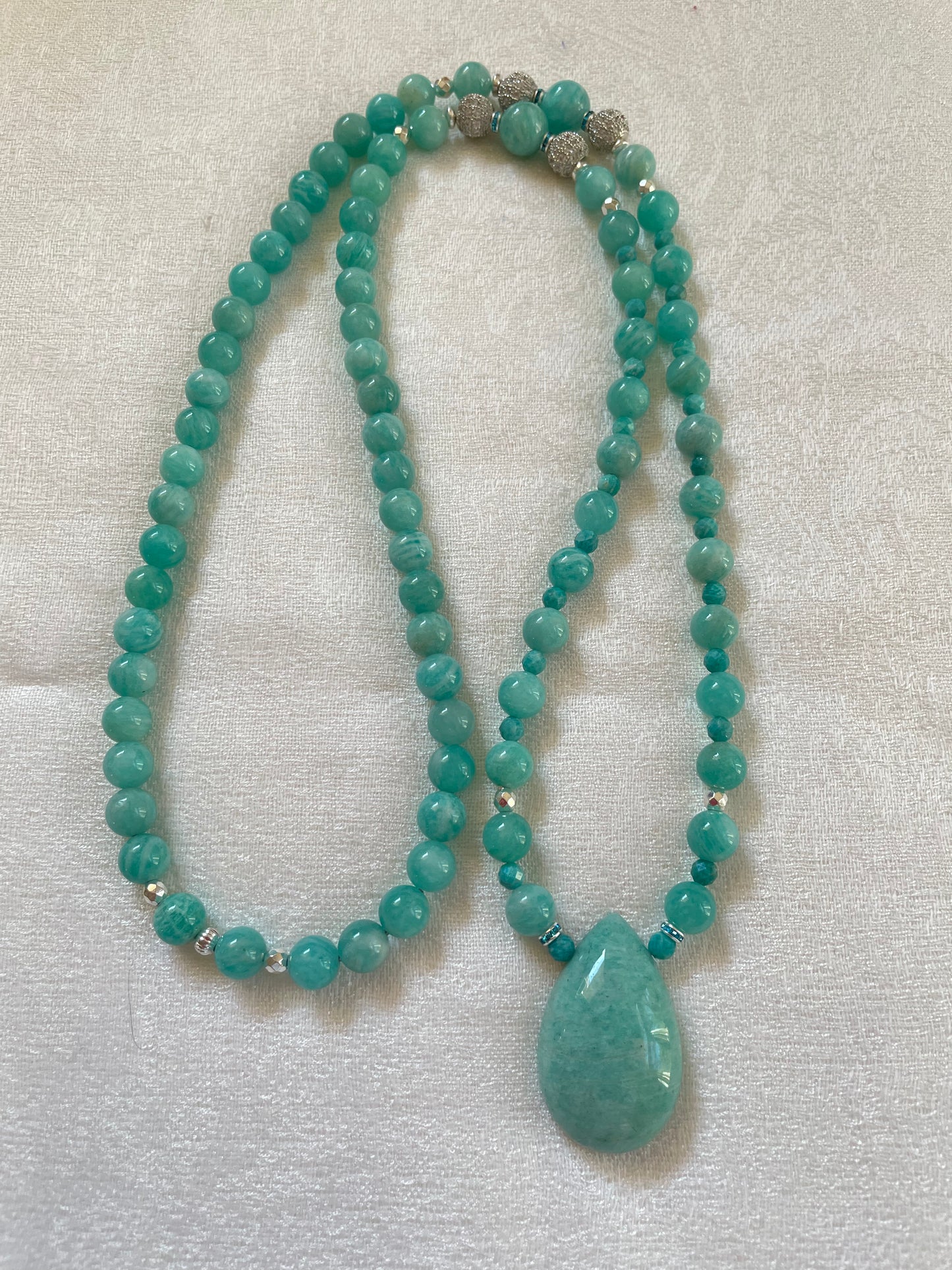 Amazonite Mala