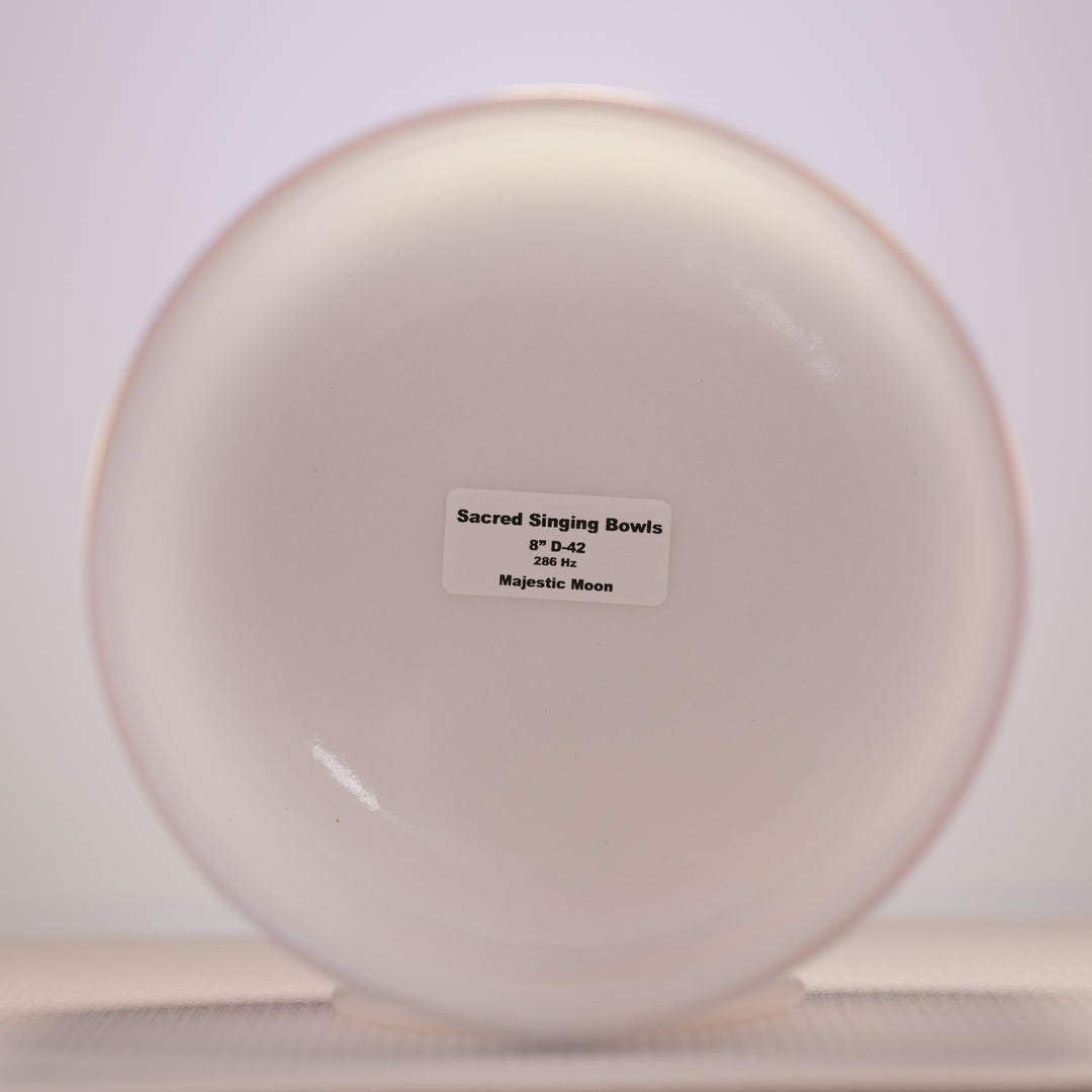 8" D-42 Majestic Moon Crystal Singing Bowl