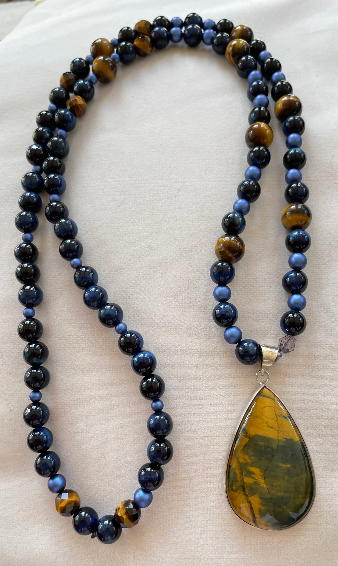 Blue Tiger Eye Mala